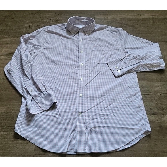 Southern Tide Intercoastal Performance Nylon Shirt Mens L Blue/Red Button Down - Picture 2 of 7